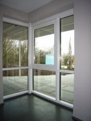 Holz- Aluminium Fenster mit Farben nach Wunsch 2